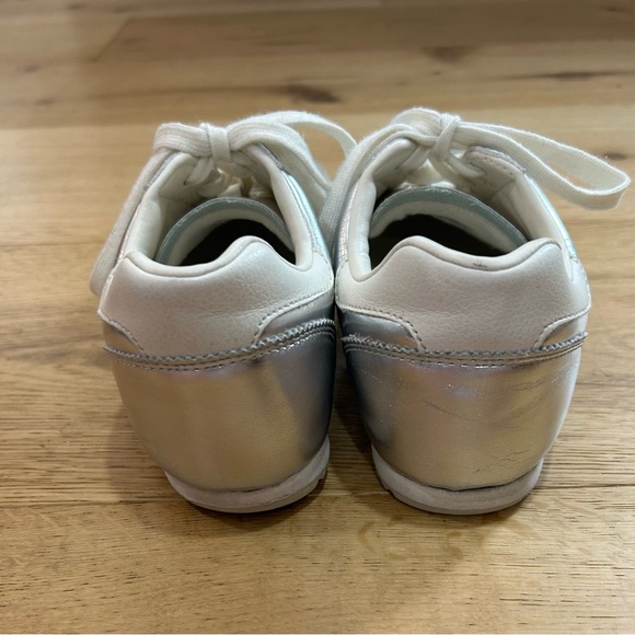 Zara Women's Metallic Silver Sneakers - Picture 3 of 5